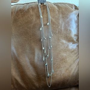 Paparazzi necklace and earring set- silver